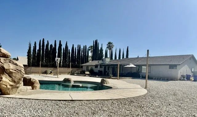 Pool area / backyard
