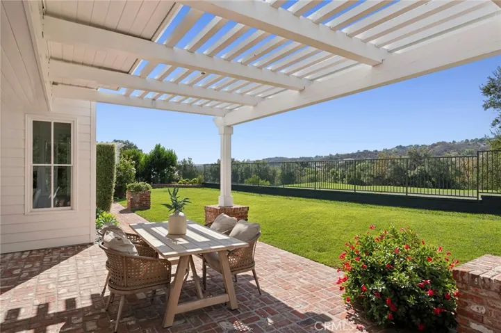 Patio and yard view