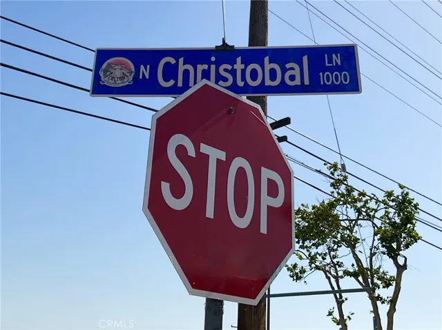 Stop- this is your street.