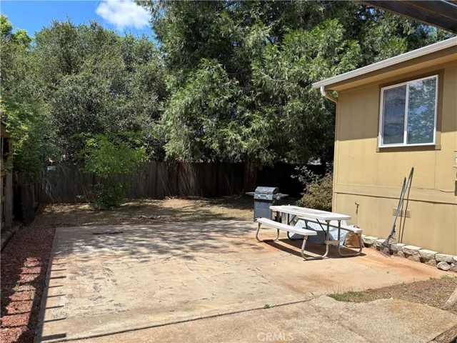 Backyard space.