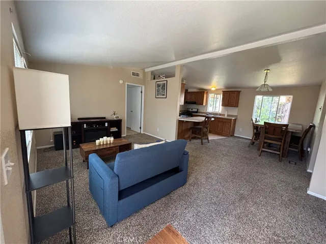 Living room to kitchen.