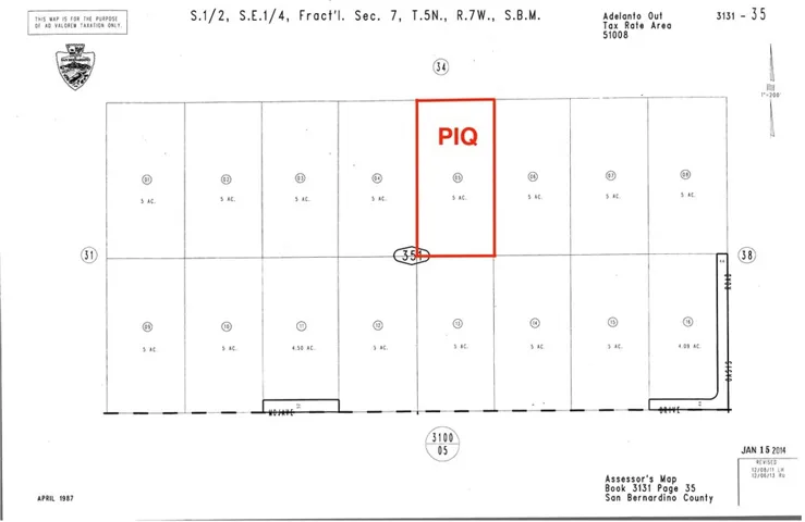 Assessors map