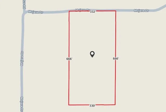 Approximate lot dimensions from public records, a professional survey is recommended