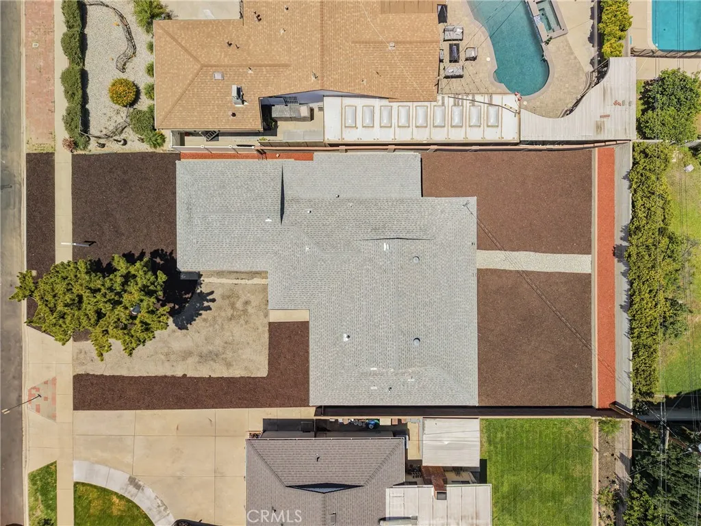 Full lot view over head