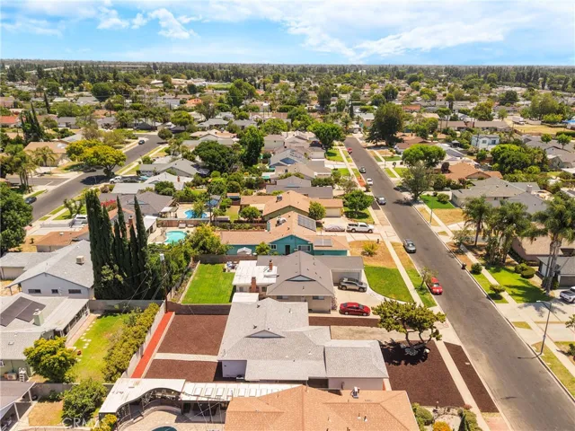 Drone photos of neighborhood