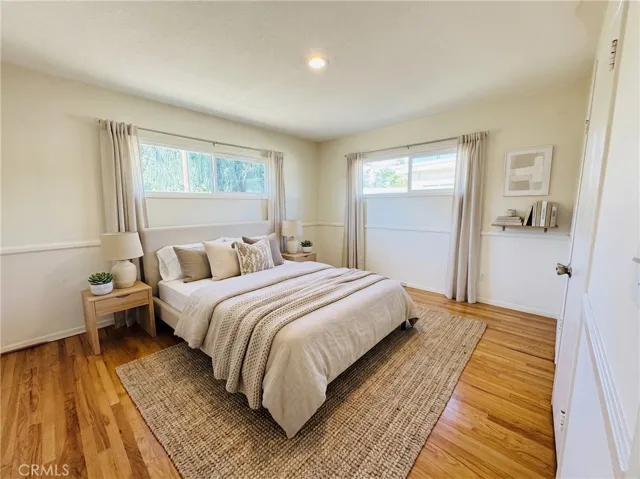 Bedroom 3, digitally enhanced and virtually staged