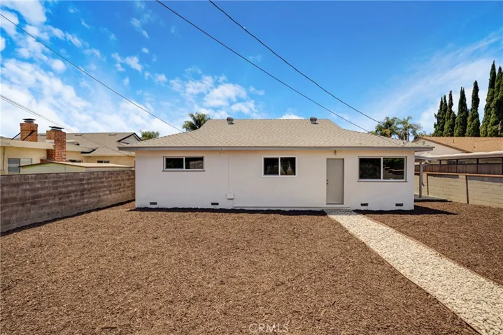 Back of house view