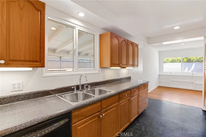 Kitchen and dining room view