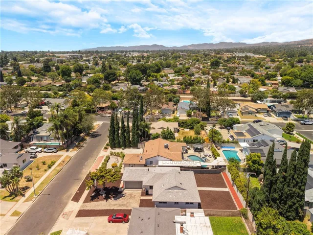 Drone photos of street