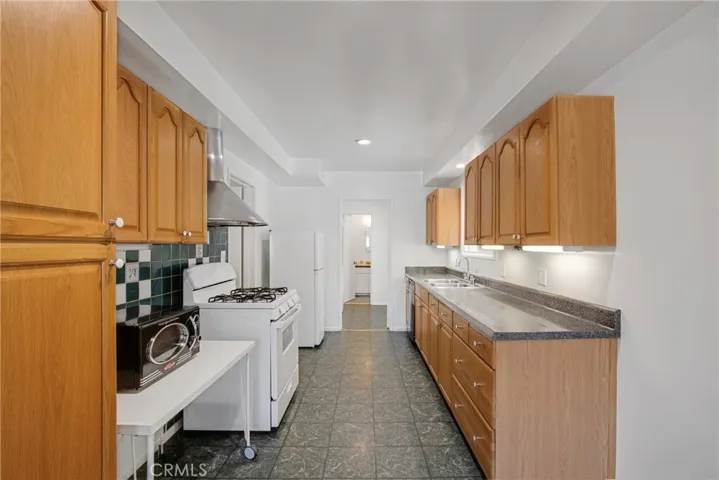 Kitchen view from dining area