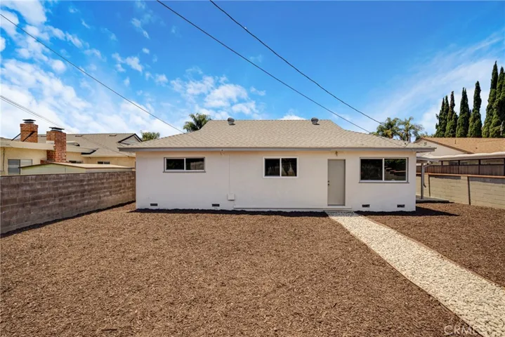 Back of house view
