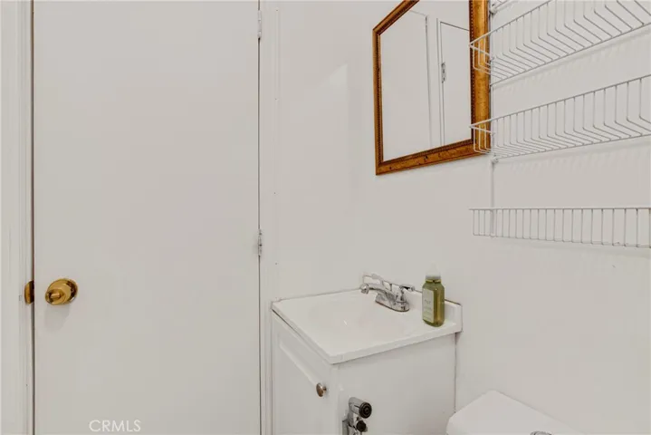 Converted garage bathroom