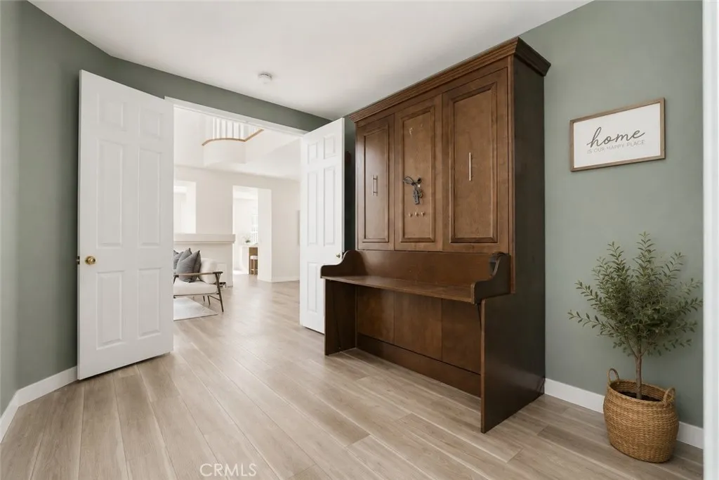 Digitally enhanced image for visualization purposes. Room is vacant.