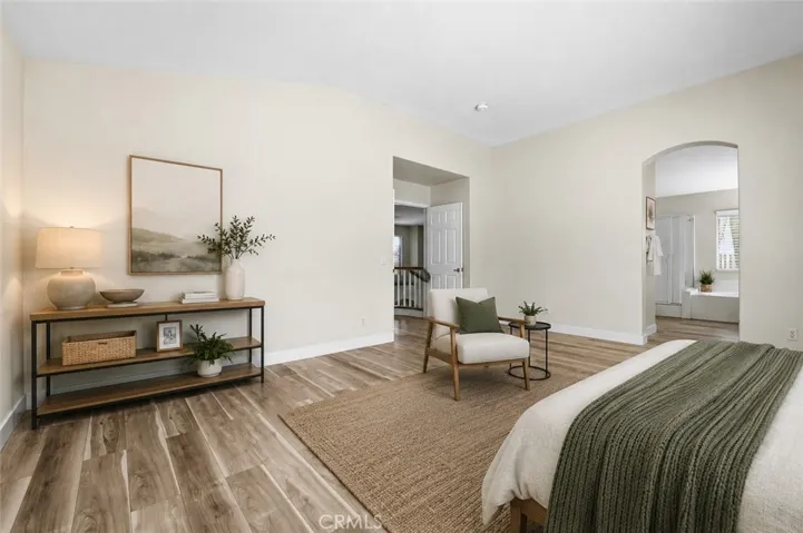 Digitally enhanced image for visualization purposes. Room is vacant.
