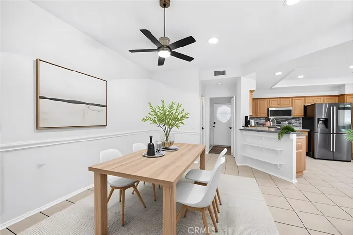 Dinning to kitchen - virtually staged