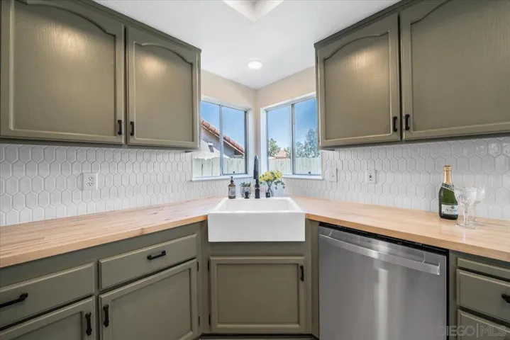 fresh paint, new counters, new fixtures