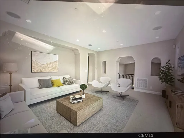 Bonus room is virtually staged