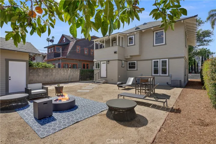 Backyard with Et Cie Furniture