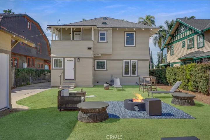 Backyard with Et Cie Furniture
