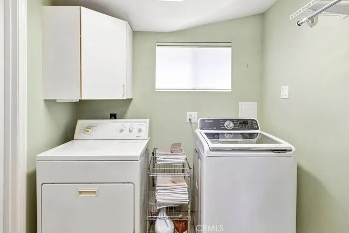 Laundry room between home and garage.
