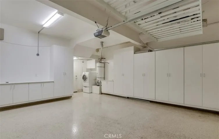 Cabinets inside garage