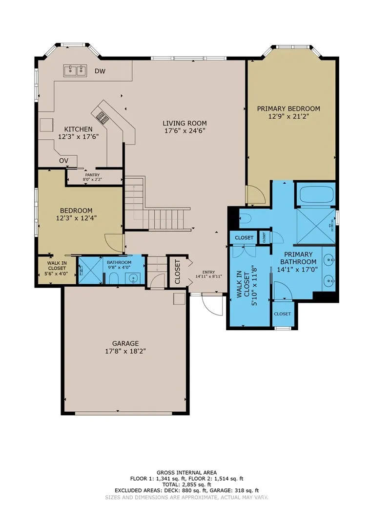 Upper/main level from street