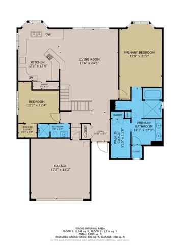 Upper/main level from street