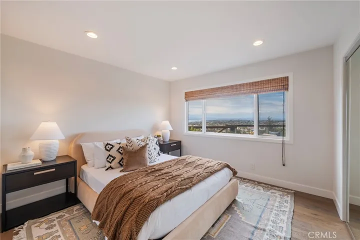 4th bedroom on lower level with pano views
