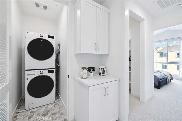 Model home Laundry Closet used for representational purposes only