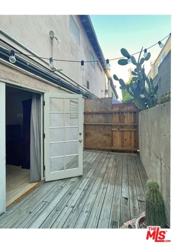 terrace adjacent to bedroom