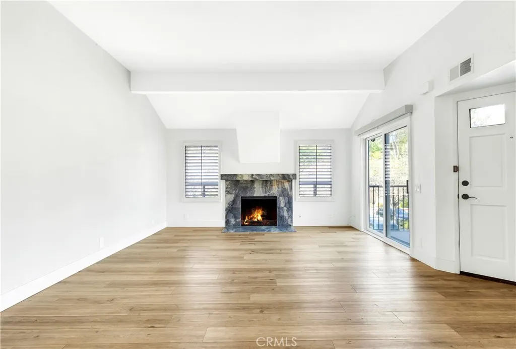 Entryway into living room.