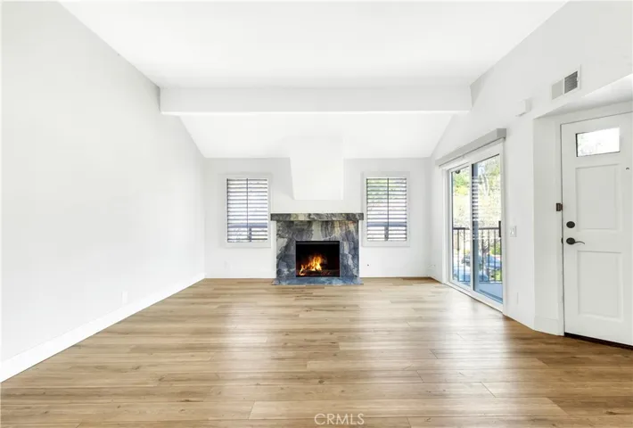 Entryway into living room.