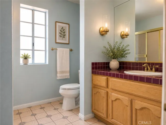 Secondary Suite Bathroom - Virtually Staged
