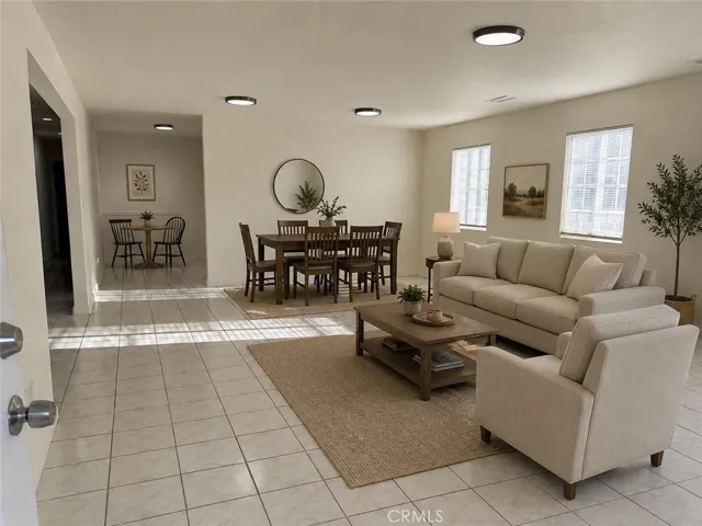 Living and Dining Room - Virtually Staged