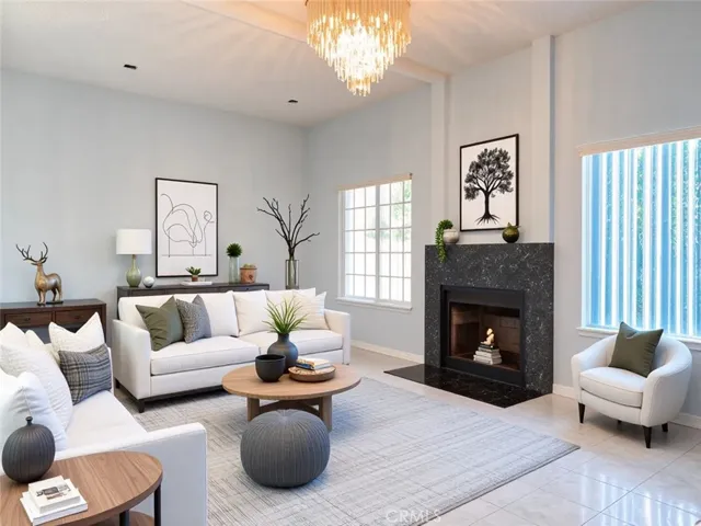 Living Room - Virtually Staged