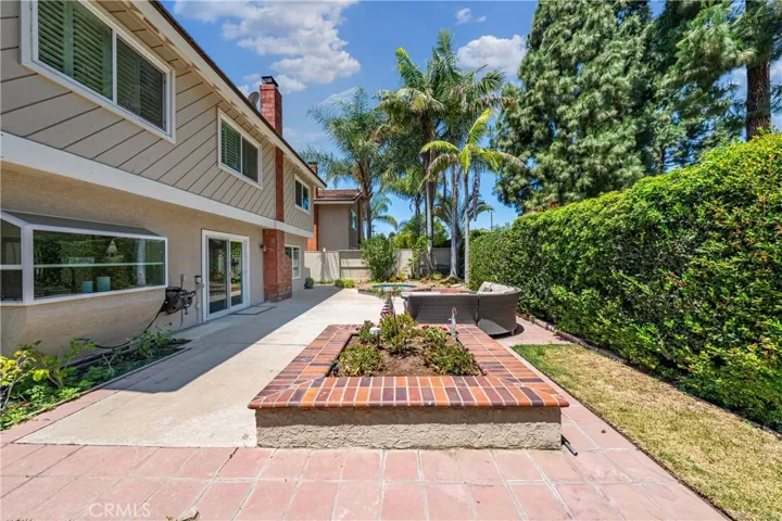 Spacious backyard and lot