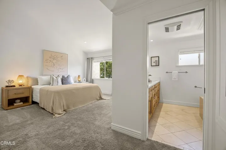 Primary Suite with high ceilings