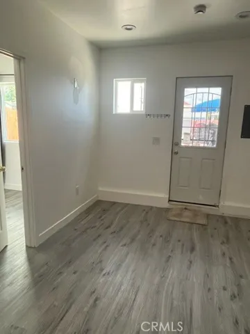 Entry and living area.