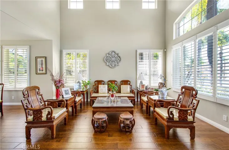 Formal Living Room with Hardwood Flooring
