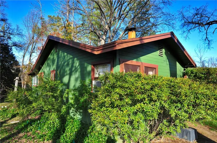 Side view of the home.