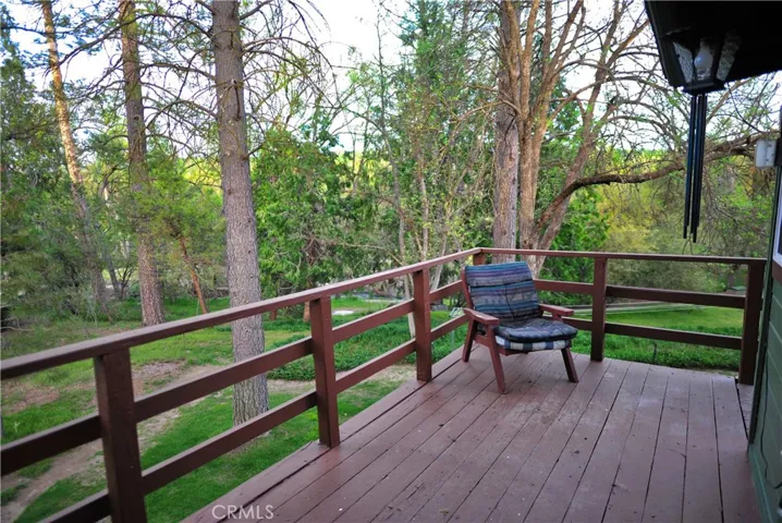 Deck in fine condition.Peaceful, serene views, looking toward Miami creek.