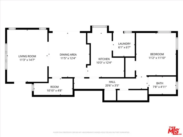 floor plan for back unit