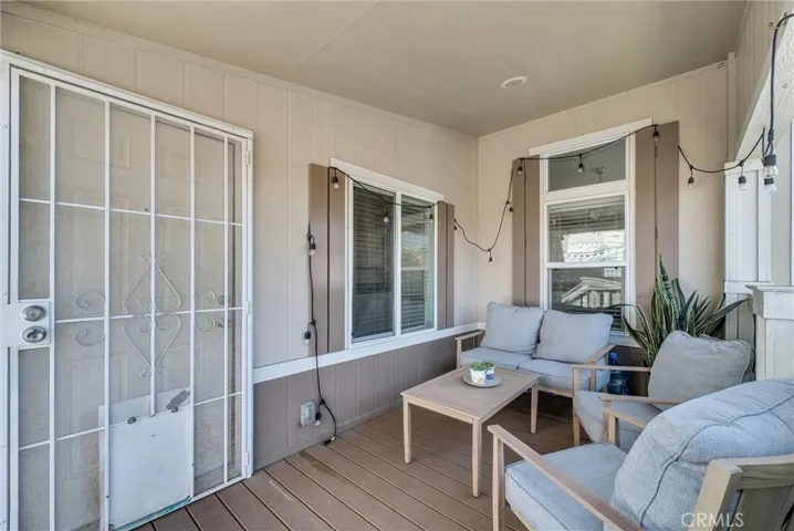 Cozy, front porch