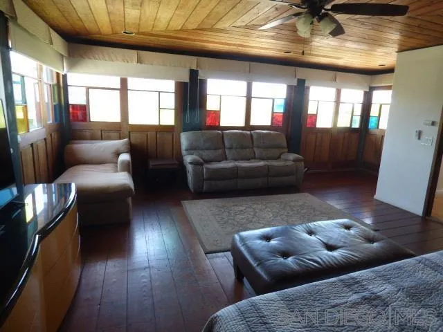 Upstairs bedroom lounging area