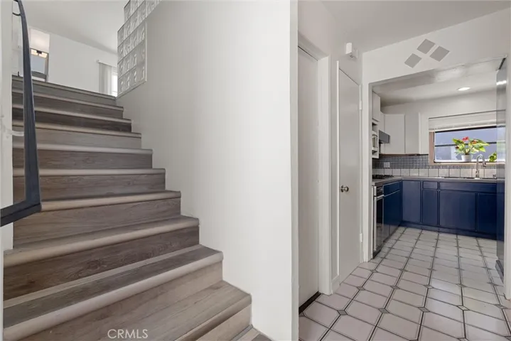 stairs to the living room