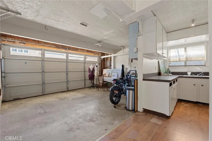 Garage with laundry