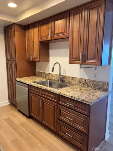 Kitchen updated cabinets and quartz counters