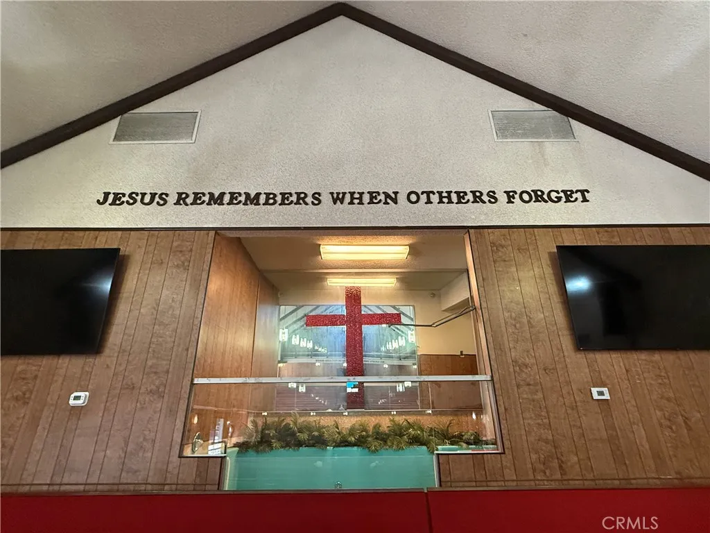 From Stage Water Baptismal Pool