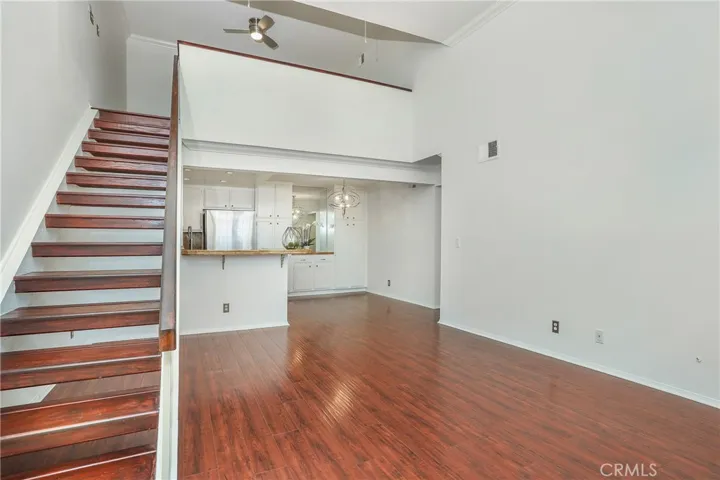 Living Room, Dining Room and Kitchen