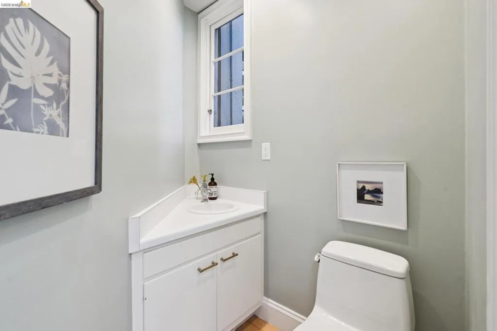 Located near kitchen and laundry room